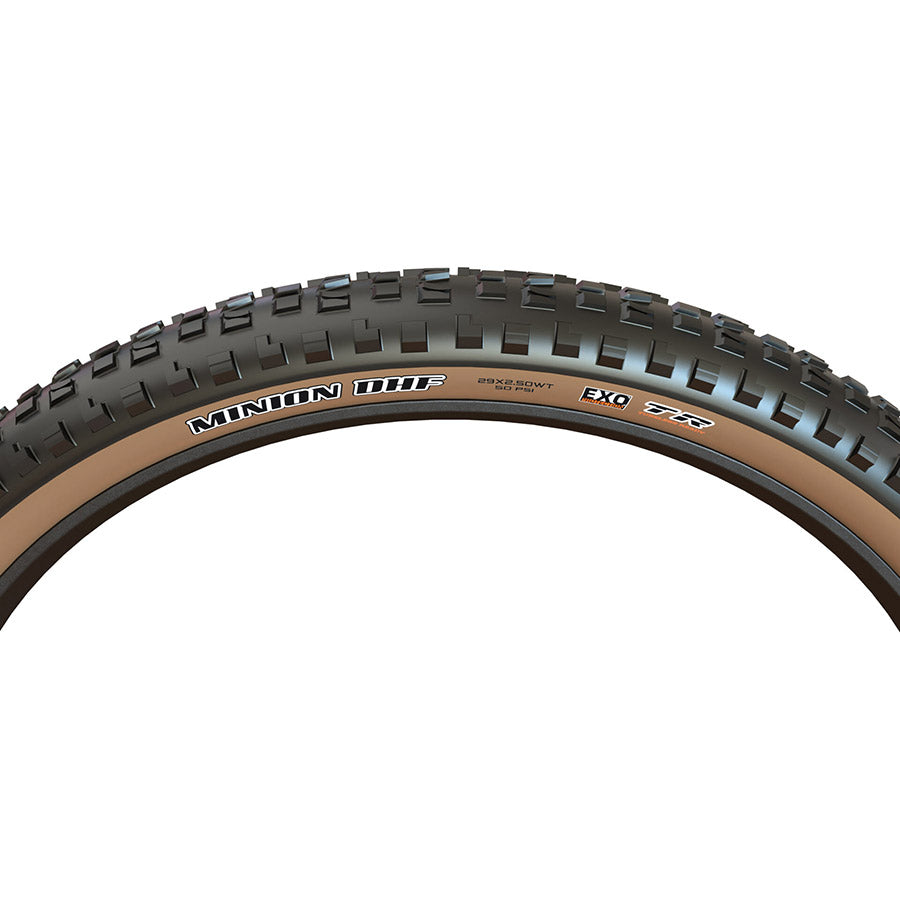Maxxis, Minion DHF, Mountain Tire, 26''x2.50, Wire, Clincher, Single, DH, 60x2TPI, Black