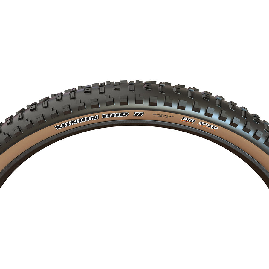 Maxxis, Minion DHR2, Mountain Tire, 26''x2.30, Folding, Tubeless Ready, 3C Maxx Terra, EXO, 60TPI, Black