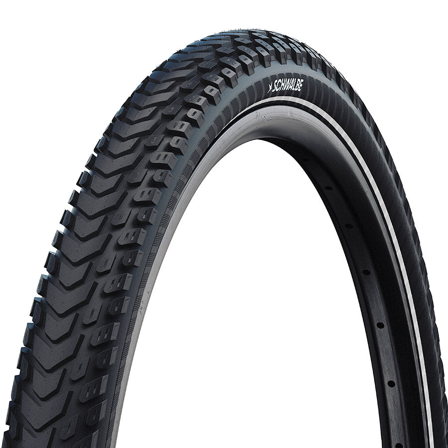 Schwalbe, Marathon Mondial, Hybrid Tire, 26''x2.00, Wire, Clincher, Endurance, RaceGuard, 67TPI, Black