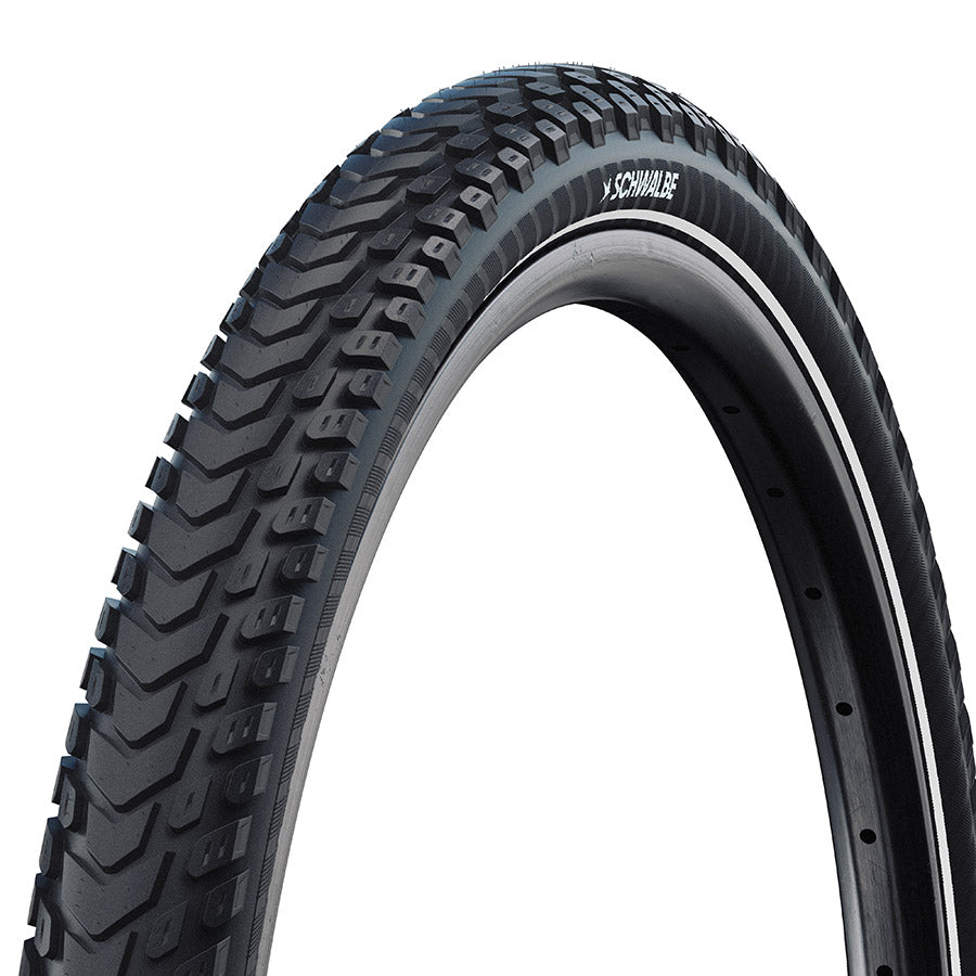 Schwalbe, Marathon Mondial, Hybrid Tire, 26''x2.00, Wire, Clincher, Endurance, RaceGuard, 67TPI, Black