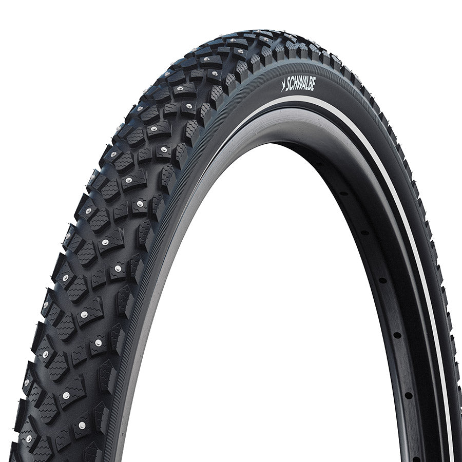 Schwalbe, Marathon Winter Plus, Tire, 26''x1.75, Wire, Clincher, Winter, SmartGuard, 67TPI, Black