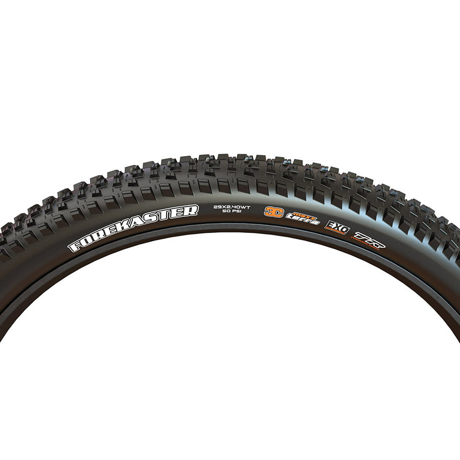 Maxxis, Forekaster, Mountain Tire, 29''x2.40, Folding, Tubeless Ready, Dual, EXO, Wide Trail, 60TPI, Black