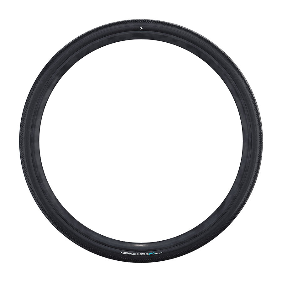 Schwalbe, G-One RS Pro, Gravel Tire, 700x45C, Folding, Tubeless Ready, Addix Race, Pro, 67TPI, Transparent Sidewall