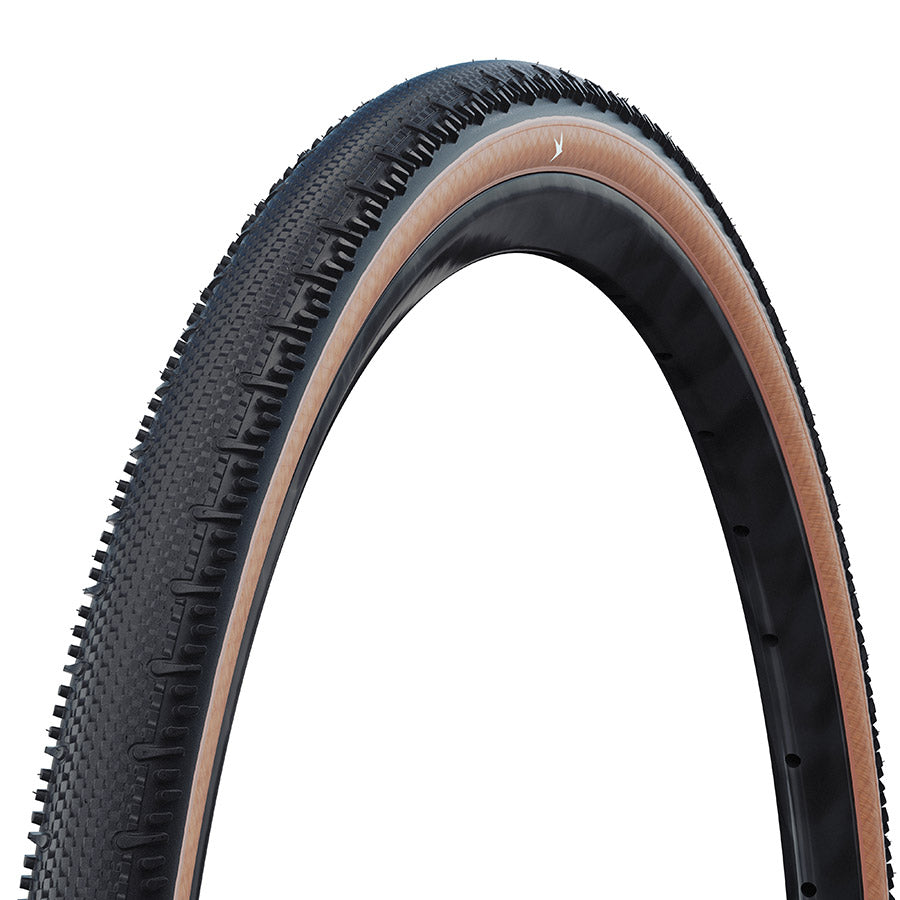 Schwalbe, G-One RS Pro, Gravel Tire, 700x45C, Folding, Tubeless Ready, Addix Race, Pro, 67TPI, Transparent Sidewall