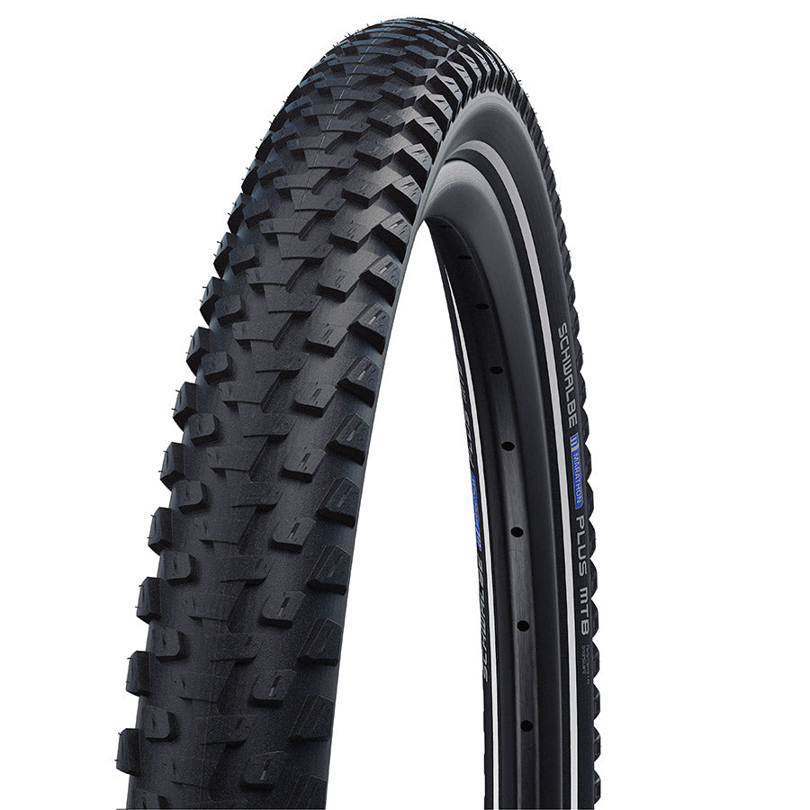 Schwalbe, Marathon Plus MTB, Hybrid Tire, 27.5''x2.25, Wire, Clincher, Addix, SmartGuard, TwinSkin, Reflex, 67TPI, Black
