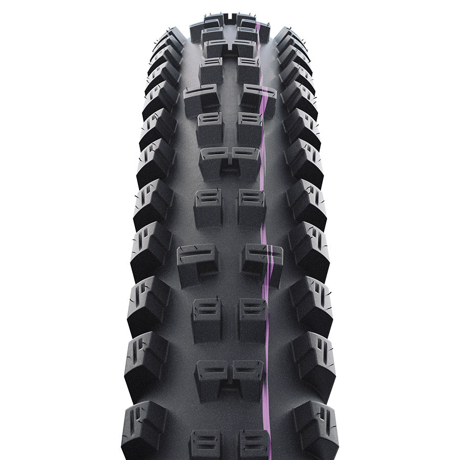 Schwalbe, Tacky Chan Gravity Pro, Mountain Tire, 29x2.40, Folding, Clincher, Ultra Soft, Gravity Pro - Diagonal, 2x67TPI, Black