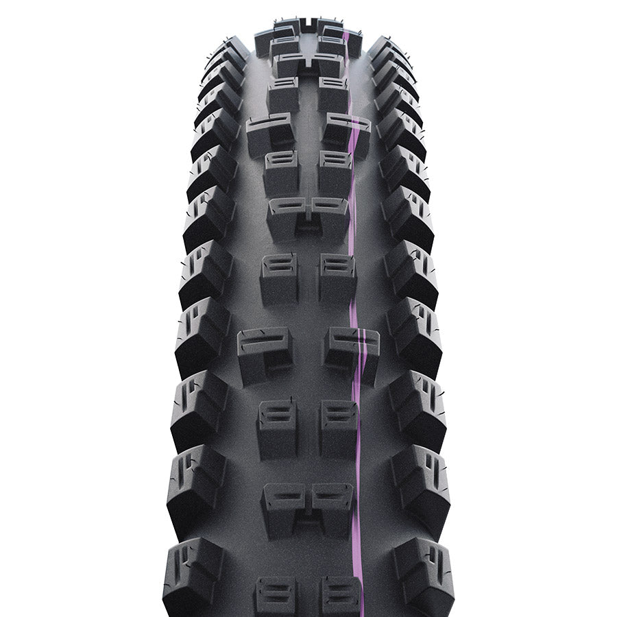 Schwalbe, Tacky Chan Gravity Pro, Mountain Tire, 29x2.40, Folding, Clincher, Ultra Soft, Gravity Pro - Diagonal, 2x67TPI, Black