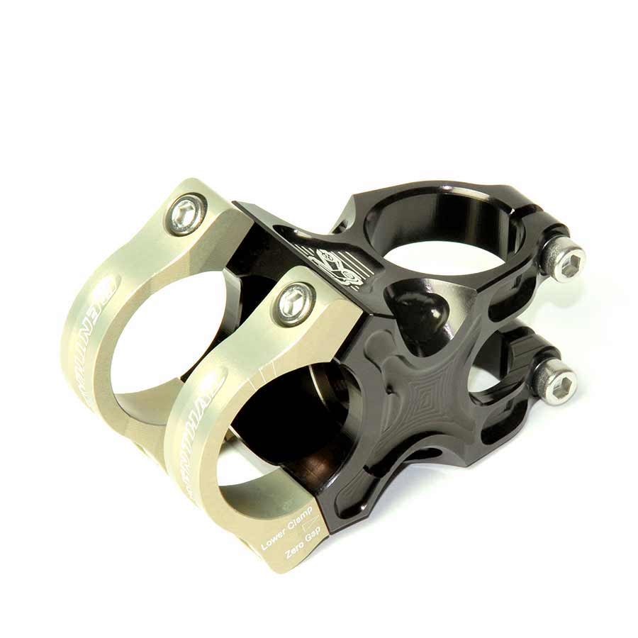 Renthal, Apex Stem, Stem, Clamp: 31.8mm, L: 40mm, Steerer: 28.6mm, ±6°, Black