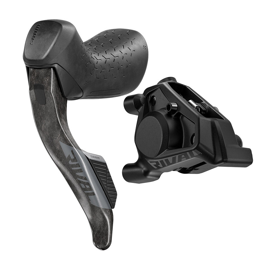 SRAM, Rival AXS E1, Road Hydraulic Disc Brake, Left, Flat mount
