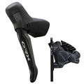 Shimano, GRX BL-RX717 / BR-RX410, Road Hydraulic Disc Brake, Front, Flat mount, 160mm (not included), Black, IRS7174DLF6SC100
