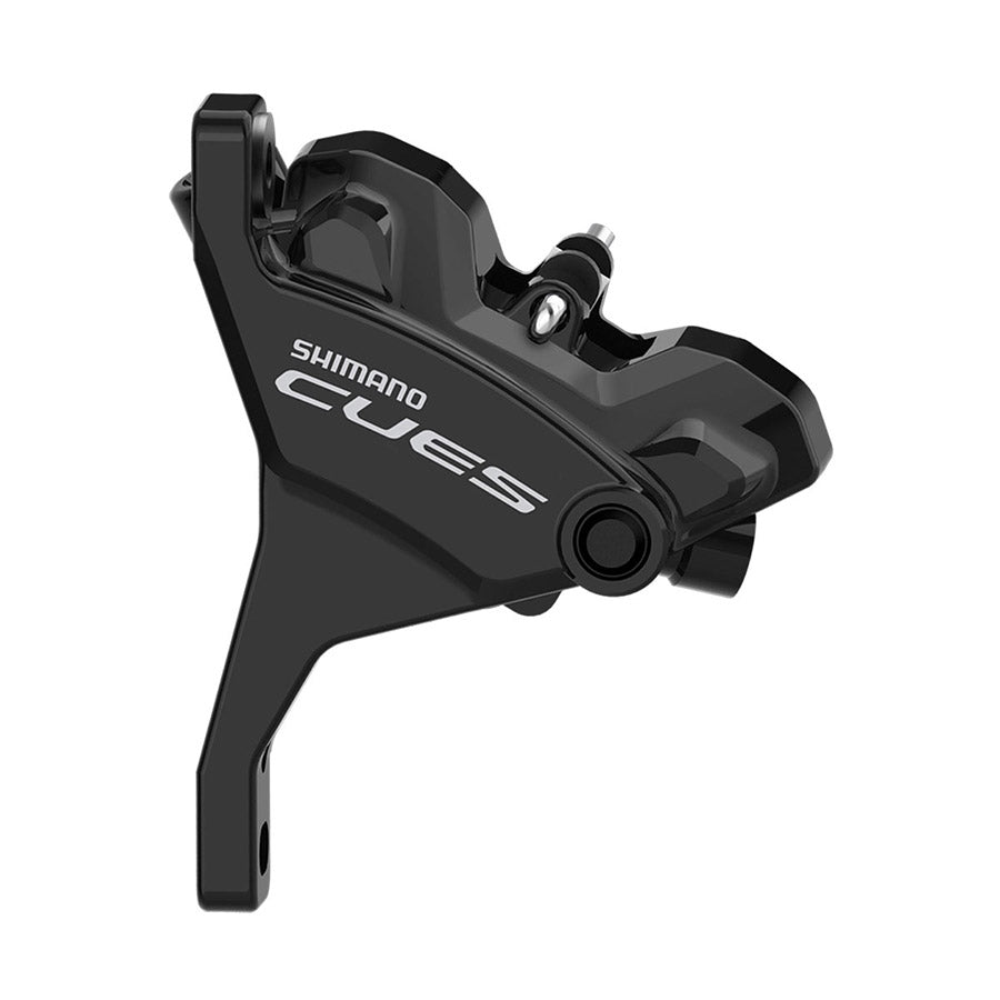 Shimano, CUES BR-U6030, MTB Hydraulic Disc Brake, Front, Flat mount, Disc: 160 or 180mm (not included), Black, EBRU6030F6RX