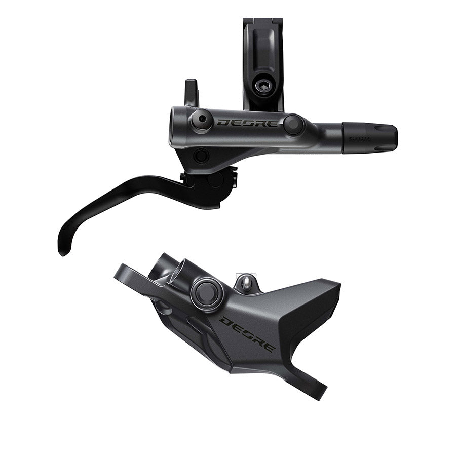 Shimano, Deore BL-M6200 / BR-6200, MTB Hydraulic Disc Brake, Front, Post mount, Disc: 200 or 220mm (not included), Black, EM62001JLFPMA100