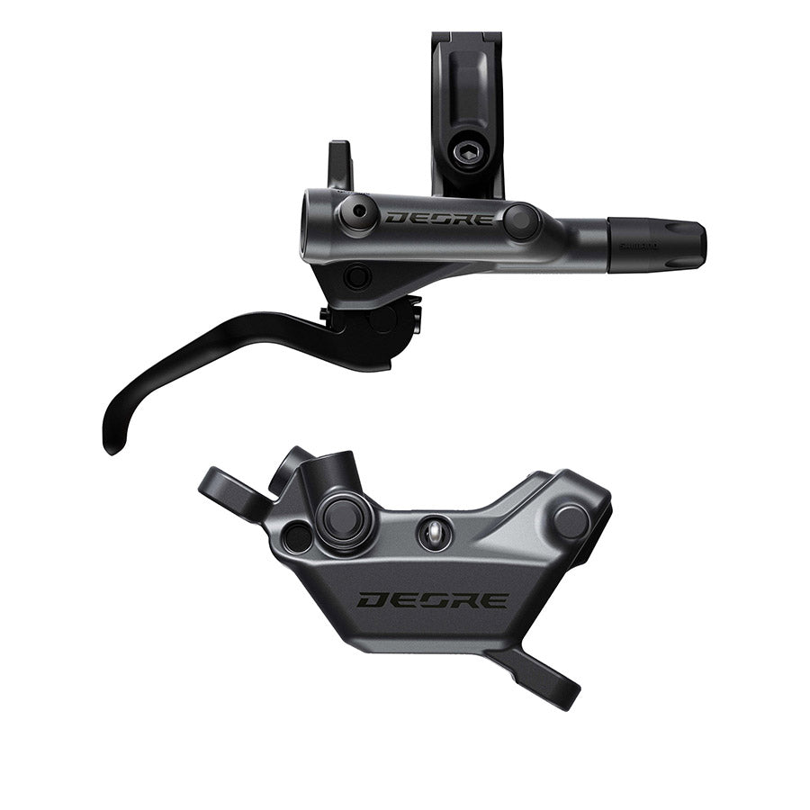 Shimano, Deore BL-M6200 / BR-6220, MTB Hydraulic Disc Brake, Front, Post mount, Disc: 200 or 220mm (not included), Black, EM62201JLFPMA100