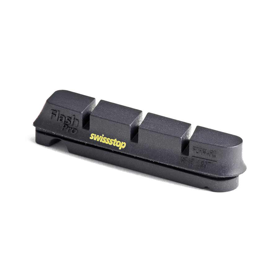 SwissStop Flash Pro Caliper Inserts (SRAM/Shimano) — Black