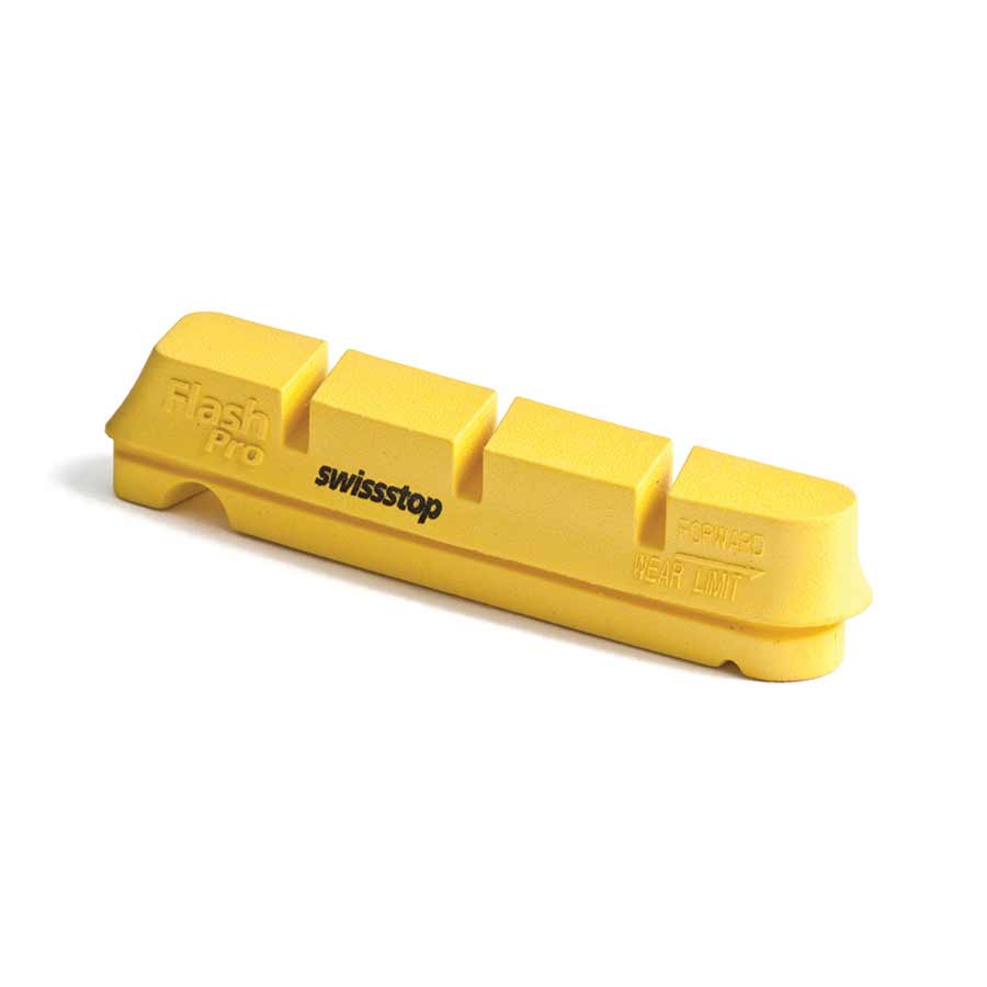 SwissStop Flash Pro Caliper Inserts (SRAM/Shimano) — Yellow