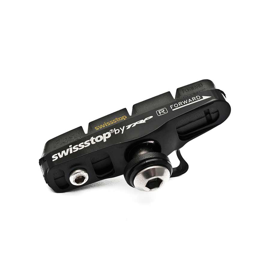 SwissStop Full Flash Pro Pads & Carrier (SRAM/Shimano) — Black
