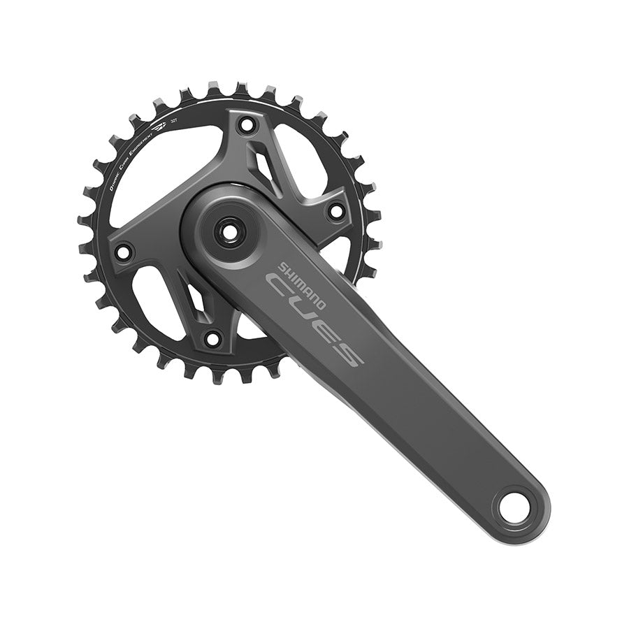 Shimano, CUES FC-U6000-1, Crankset, Speed: 9/10/11, Spindle: 24mm, BCD: 96, 30, Hollowtech II, 170mm, Black, Boost, EFCU60001CXA0