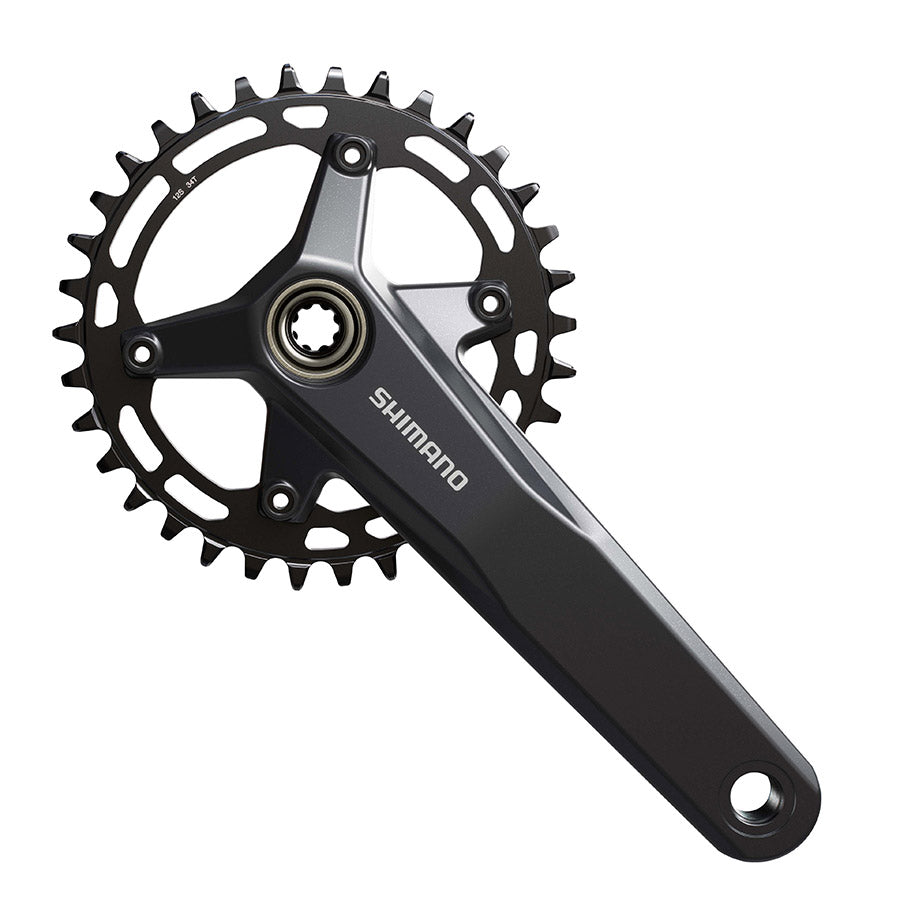 Shimano, FC-MT520-1, Crankset, Speed: 12, Spindle: 24mm, BCD: Direct Mount Shimano, 30, Hollowtech II, 165mm, Black, Boost, EFCMT520AXA0