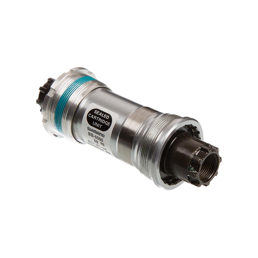 Shimano, EBB5500B09, BB-5500, Octalink, BB Shell: 68mm, Axle: 109.5mm, Steel, Silver