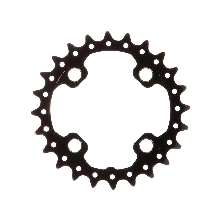 Shimano, Y1NA24000, 24T, 10sp, BCD: 64mm, 4 Bolt, SLX FC-M675, Inner Chainring, For 24/38, Aluminum, Black