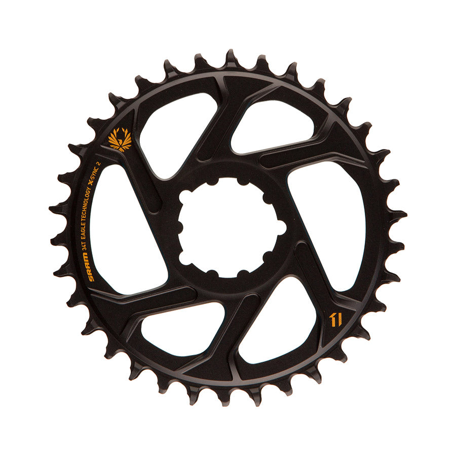 SRAM, X-Sync, 3mm offset, 30T, 12sp., BCD: Direct Mount, Single Chainring, Aluminum, Black