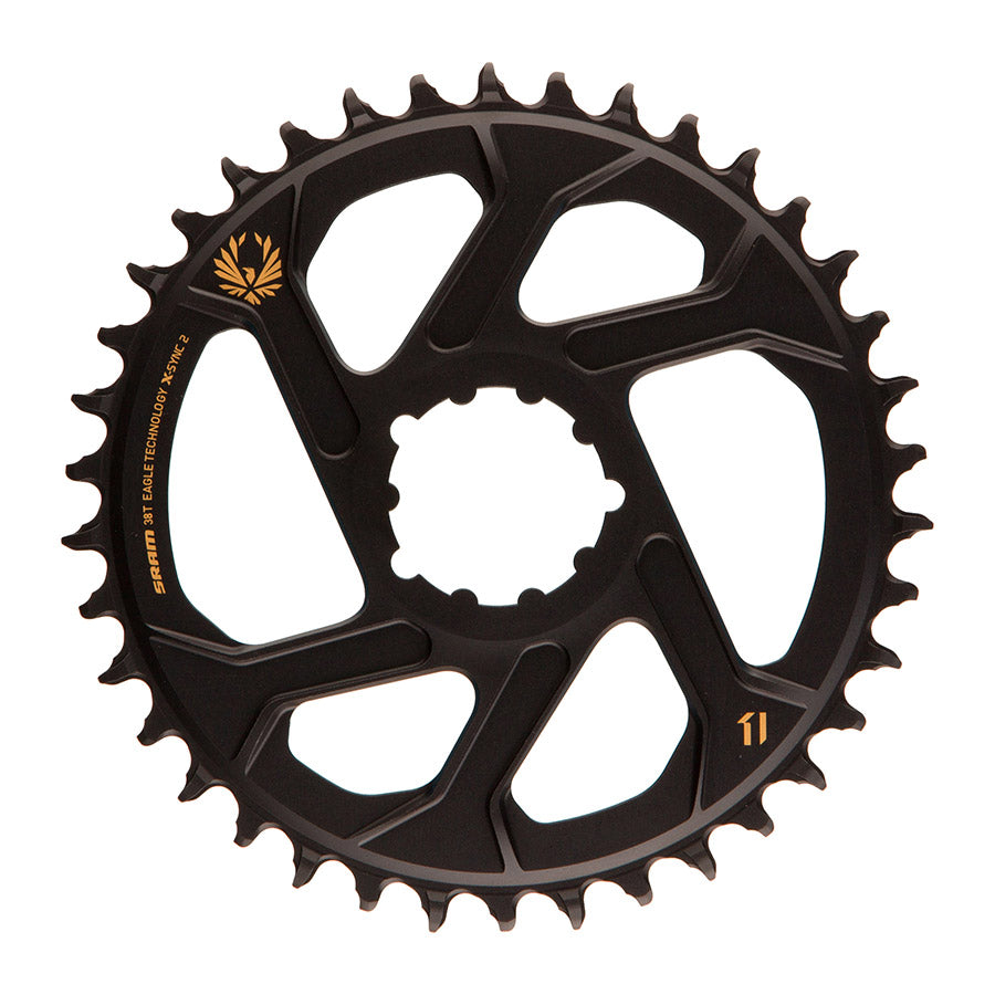 SRAM, X-Sync, 3mm offset, 30T, 12sp., BCD: Direct Mount, Single Chainring, Aluminum, Black