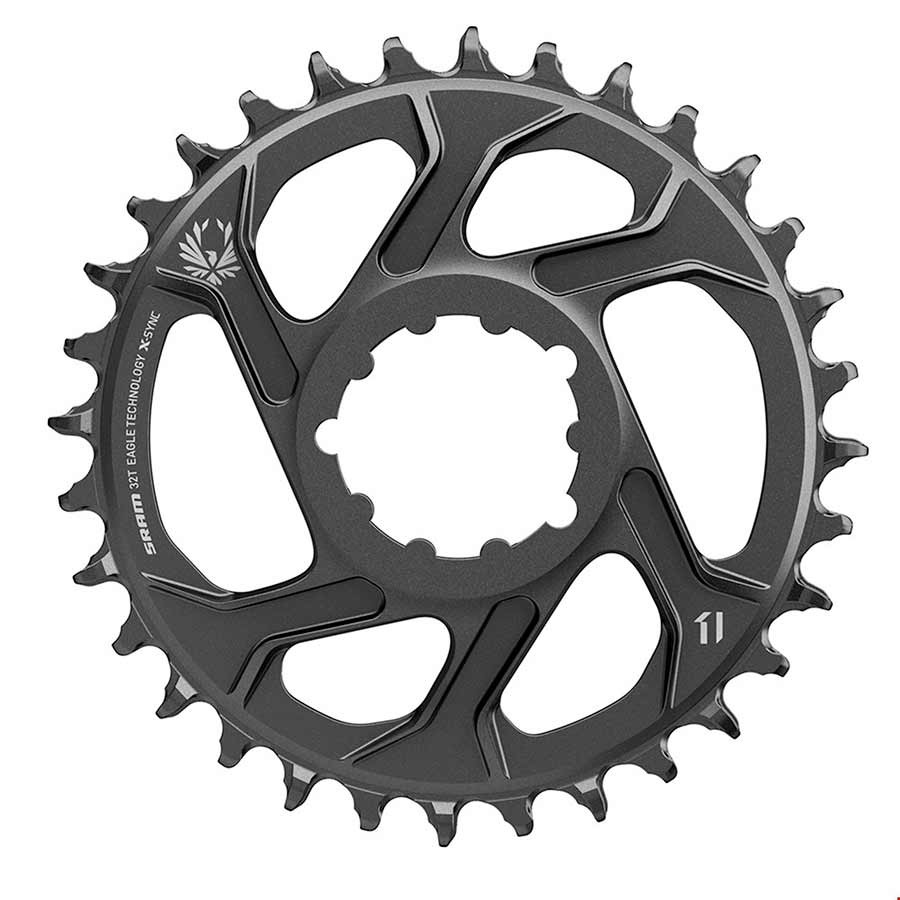 SRAM, X-SYNC 2 SL XX1 Eagle Lunar Grey 6mm, Chainring, Teeth: 30, Speed: 12, BCD: Direct Mount, Single, Alloy, Grey