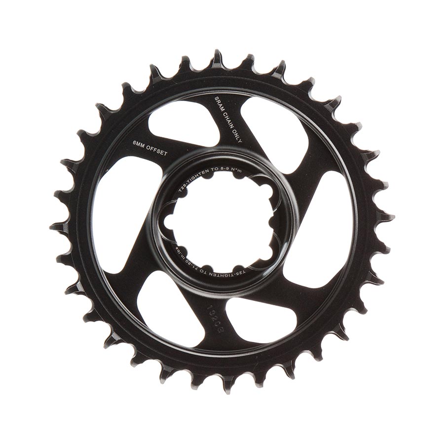 SRAM, Eagle, Chainring, Teeth: 30, Speed: 11/12, BCD: Direct Mount, Aluminum, Grey, 6mm