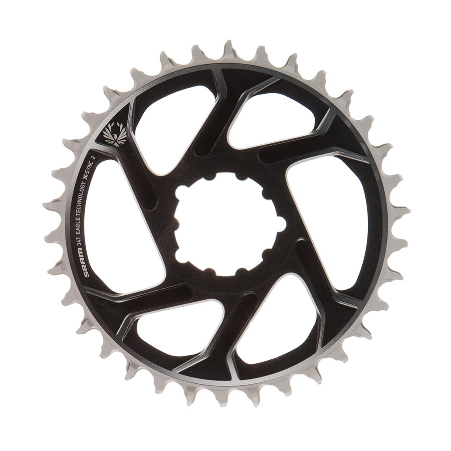 SRAM, Eagle, Chainring, Teeth: 30, Speed: 11/12, BCD: Direct Mount, Aluminum, Grey, 6mm