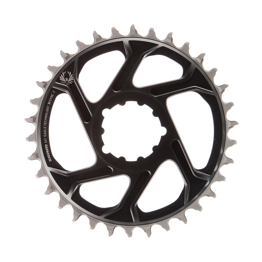 SRAM, Eagle, Chainring, Teeth: 30, Speed: 11/12, BCD: Direct Mount, Aluminum, Grey, 6mm