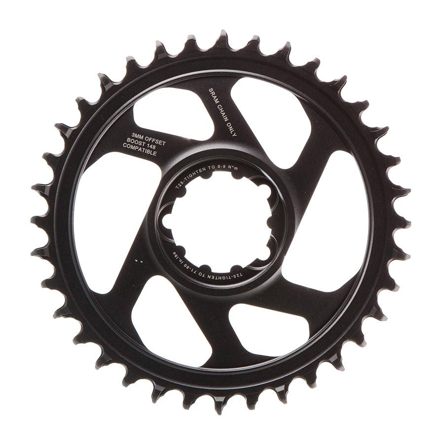 SRAM, Eagle, Chainring, Teeth: 30, Speed: 11/12, BCD: Direct Mount, Aluminum, Grey, 6mm