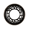 SRAM, Force E1 2x Thread Mount, Chainring, Teeth: 46/33, Speed: 12, BCD: Thread Mount, Black