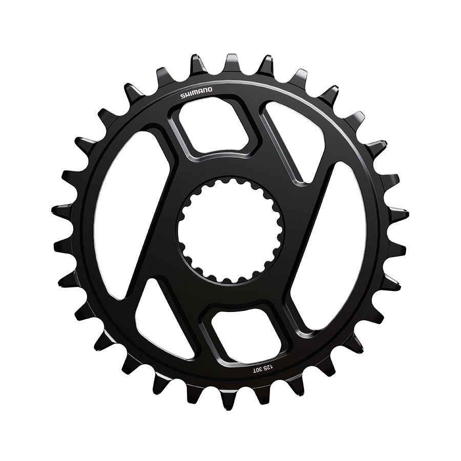 Shimano, Deore SM-CRM66, Chainring, Teeth: 30, Speed: 1, BCD: Direct Mount Shimano, Single, Stainless Steel, Black, ESMCRM66A0