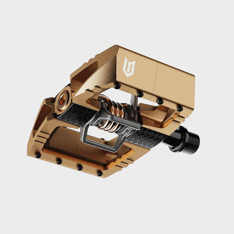 crankbrothers, MALLET DH, Pedals, Body: Aluminum, Spindle: Cr-Mo, 9/16'', Black / Black Spring, Pair