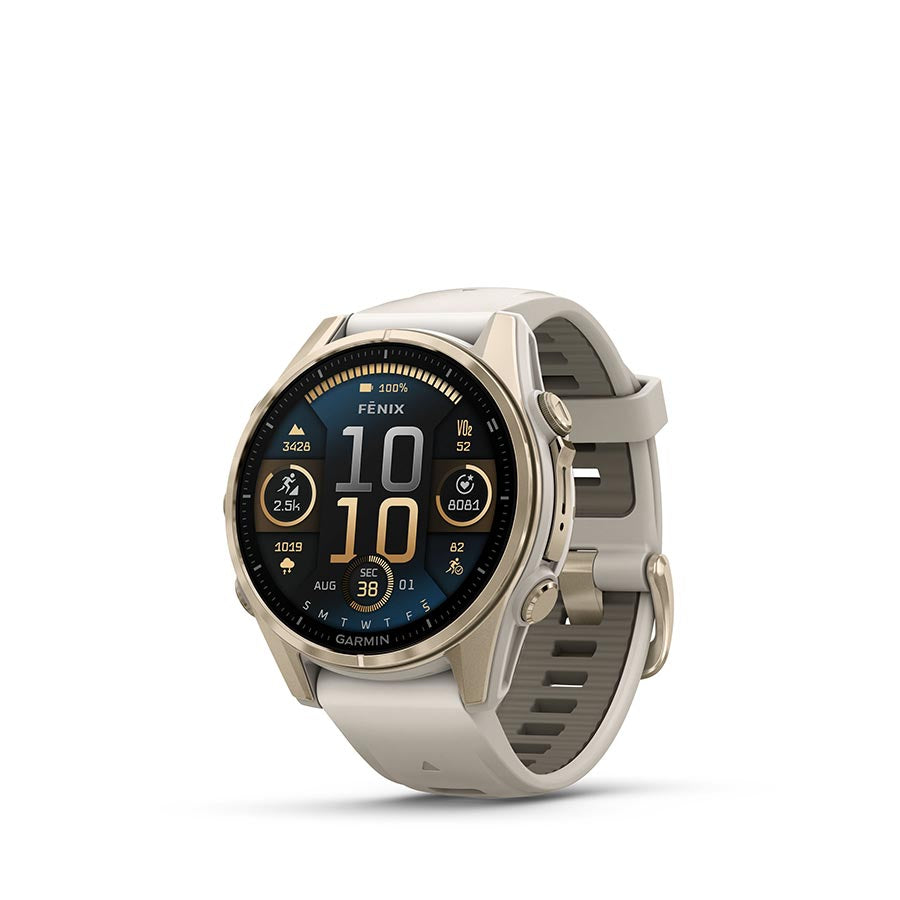 Garmin fenix 8 AMOLED Sapphire 43mm — Gold