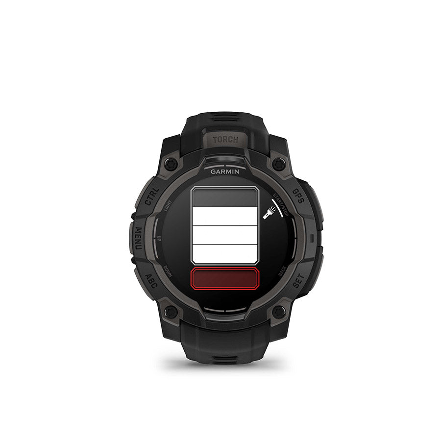 Garmin, Instinct 3 45mm AMOLED, Watch, Watch Color: Black, Wristband: Black - Silicone