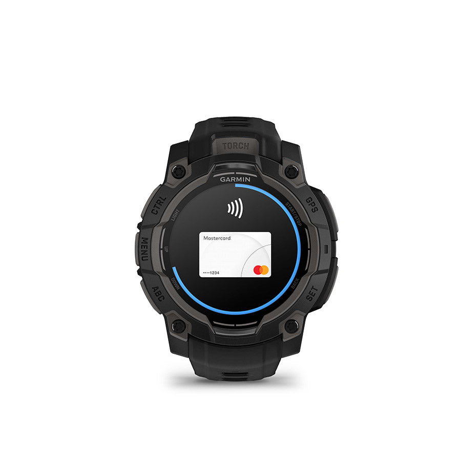 Garmin, Instinct 3 45mm AMOLED, Watch, Watch Color: Black, Wristband: Black - Silicone
