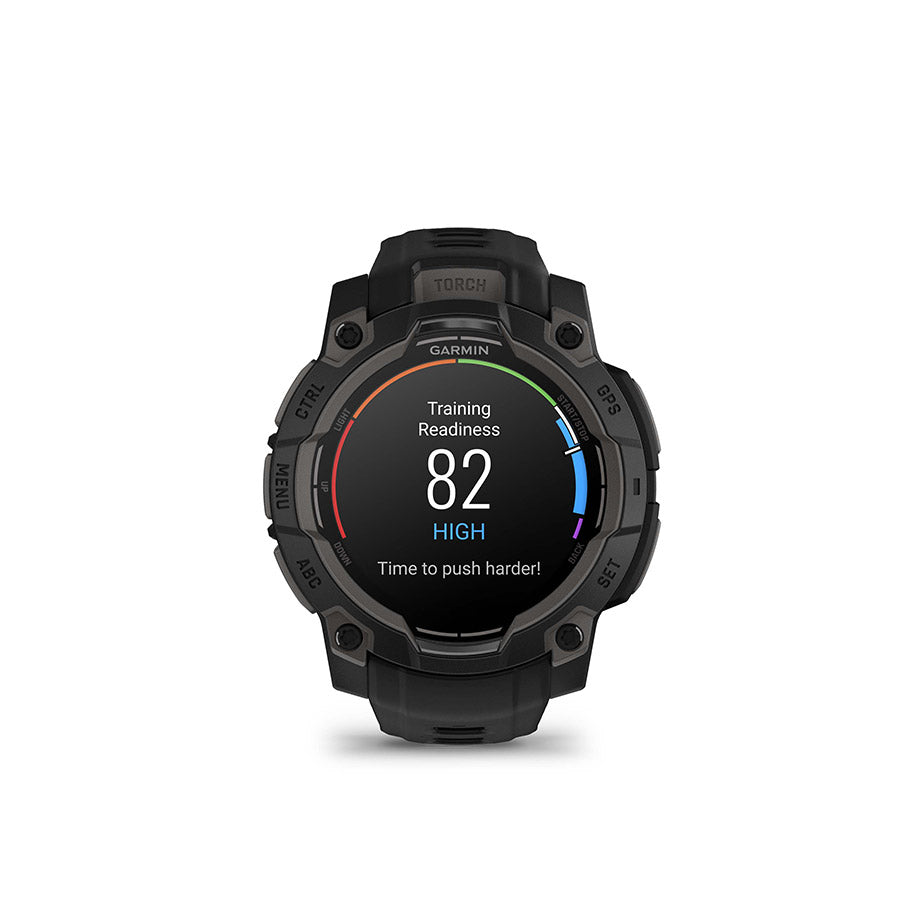 Garmin, Instinct 3 45mm AMOLED, Watch, Watch Color: Black, Wristband: Black - Silicone