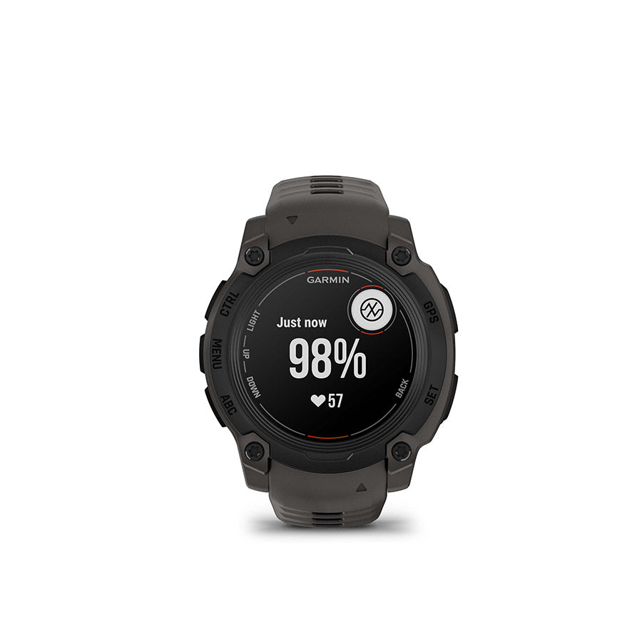 Garmin, Instinct E 40mm, Watch, Watch Color: Electric Lime, Wristband: Twilight - Silicone