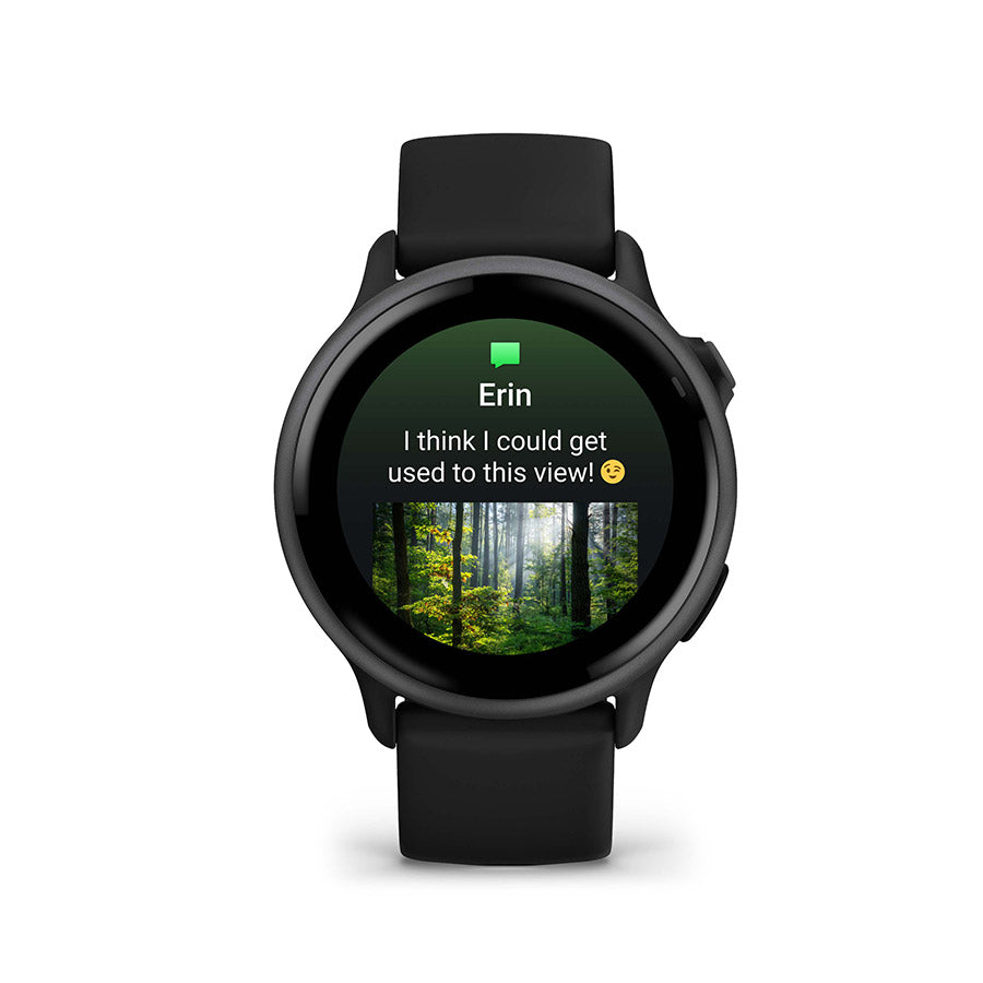Garmin, vivoactive 6, Watch, Watch Color: Slate, Wristband: Black - Silicone
