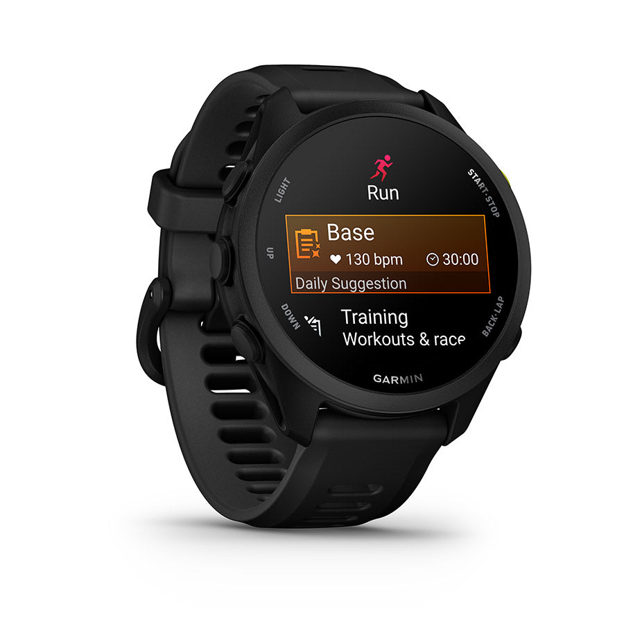 Garmin, Forerunner 70, Watch, Watch Color: Black, Wristband: Black - Silicone