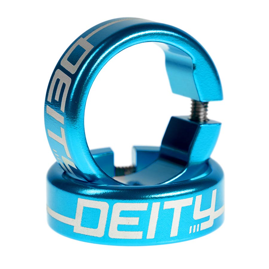 Deity Grip Clamps — Blue