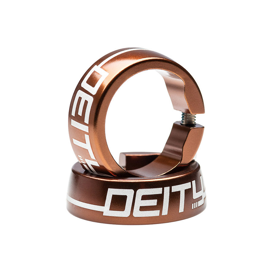 Deity Grip Clamps for Megattack — Bronze