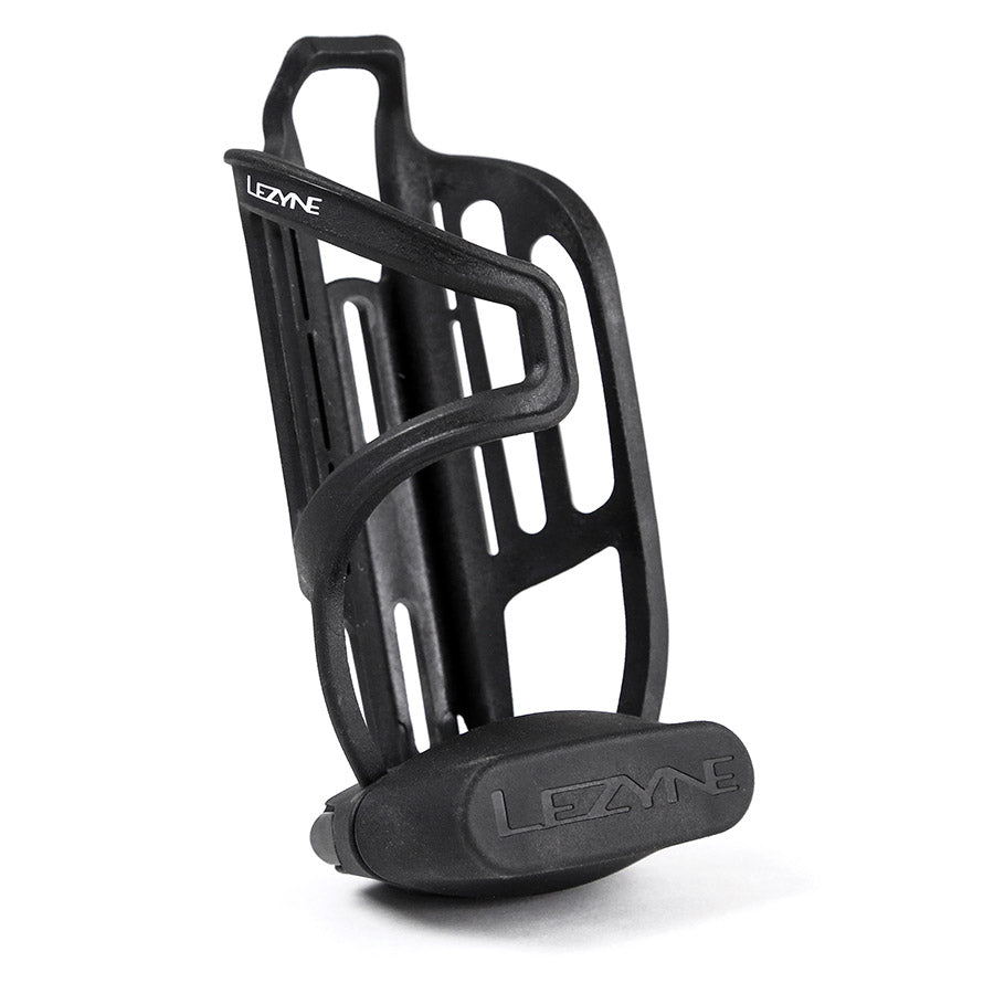 Lezyne, Tubeless Flow Storage Loaded, Bottle Cage, Composite, Includes CO2 Head, V18 Multi-Tool with Tubeless Reamer & Tire Plug Kits, 2 CO2 Cartridges (Right)