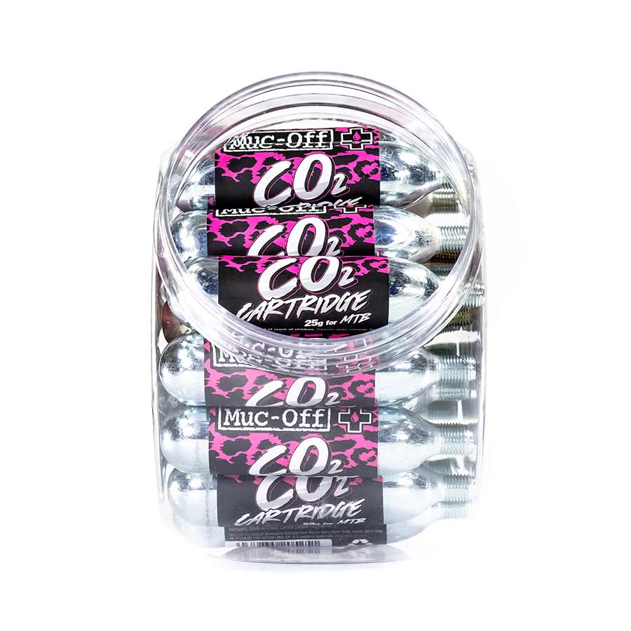 Muc-Off CO2 Refill MTB Cartridges, Qty 25 Jar, 25g