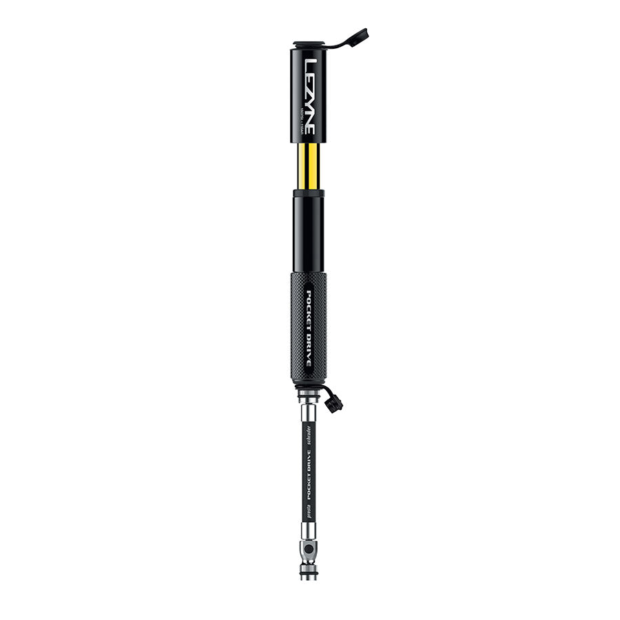 Lezyne, Pocket Drive, Pump, 160psi, Black