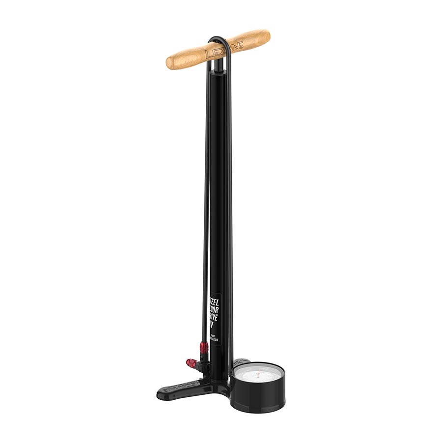 Lezyne Steel Floor Drive HV — Black