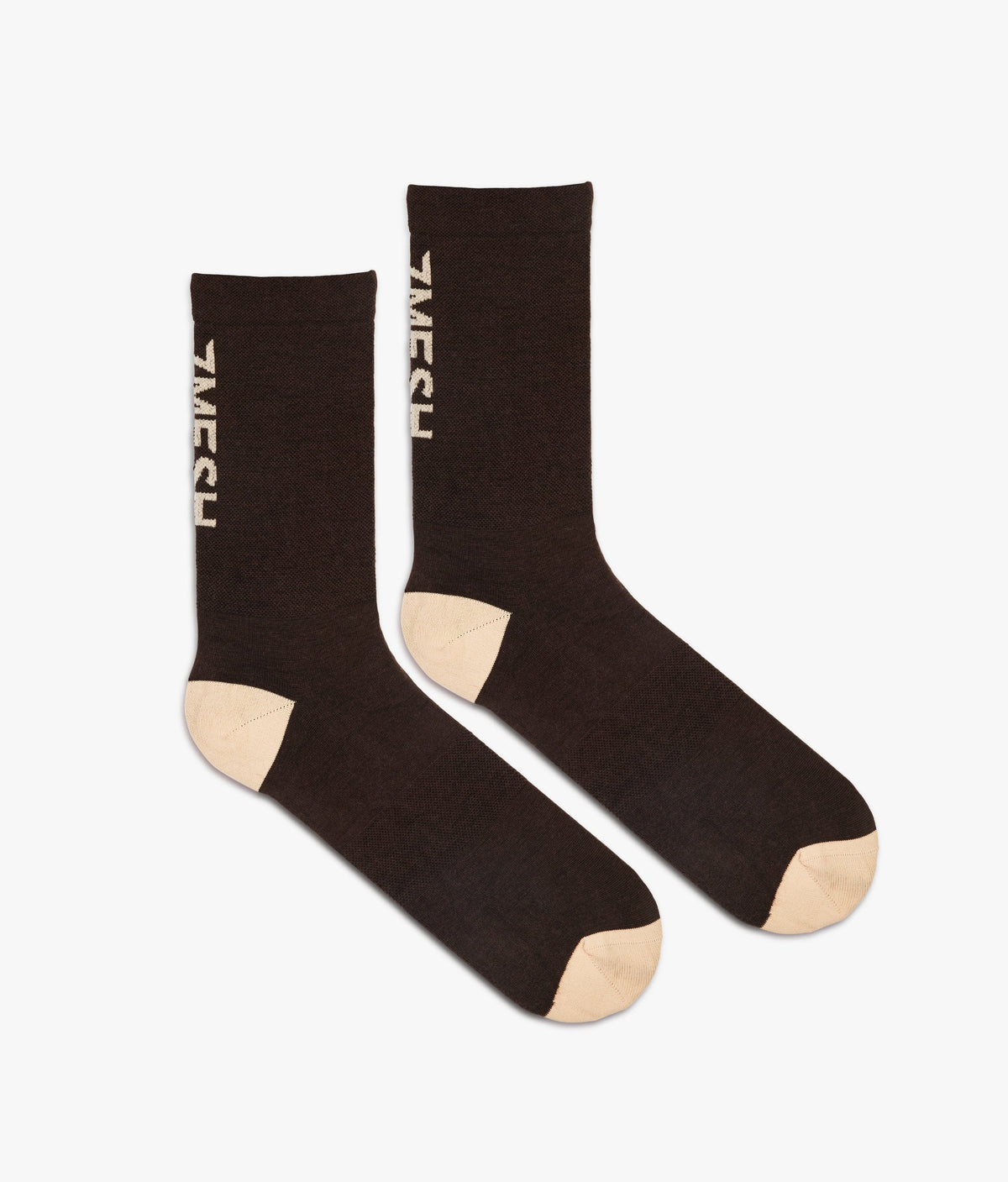7mesh Ashlu Merino Sock — Dark Chocolate / S