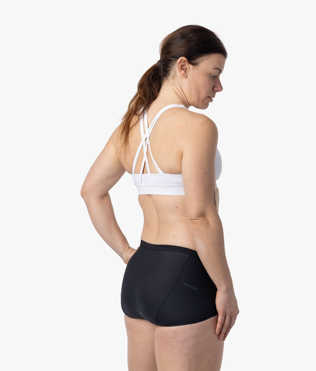 7mesh Women's Foundation Bike Boxer Brief — Black