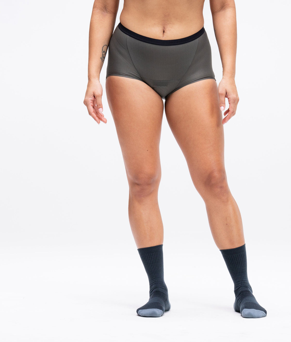 7mesh Women's Foundation Bike Boxer Brief — Dark Shadow / S